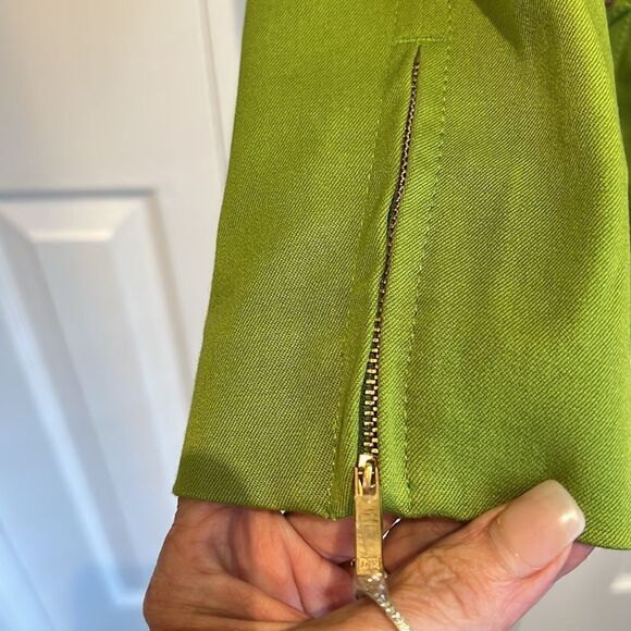 Jones New York Green Zip Up Jacket Size M - Picture 5 of 12
